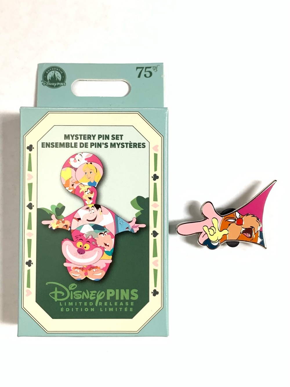 Alice in Wonderland 75th Anniversary Puzzle Pin-Walrus